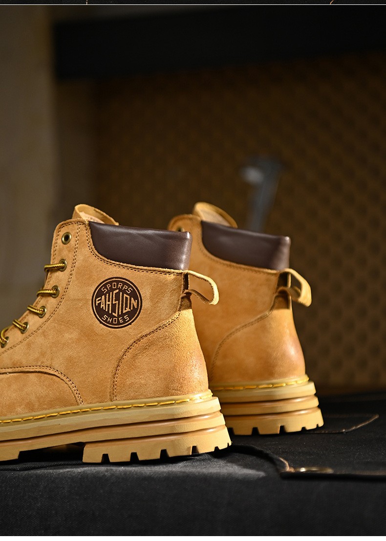 Premium Leather Thick-Soled Unisex Martin Boots 2025