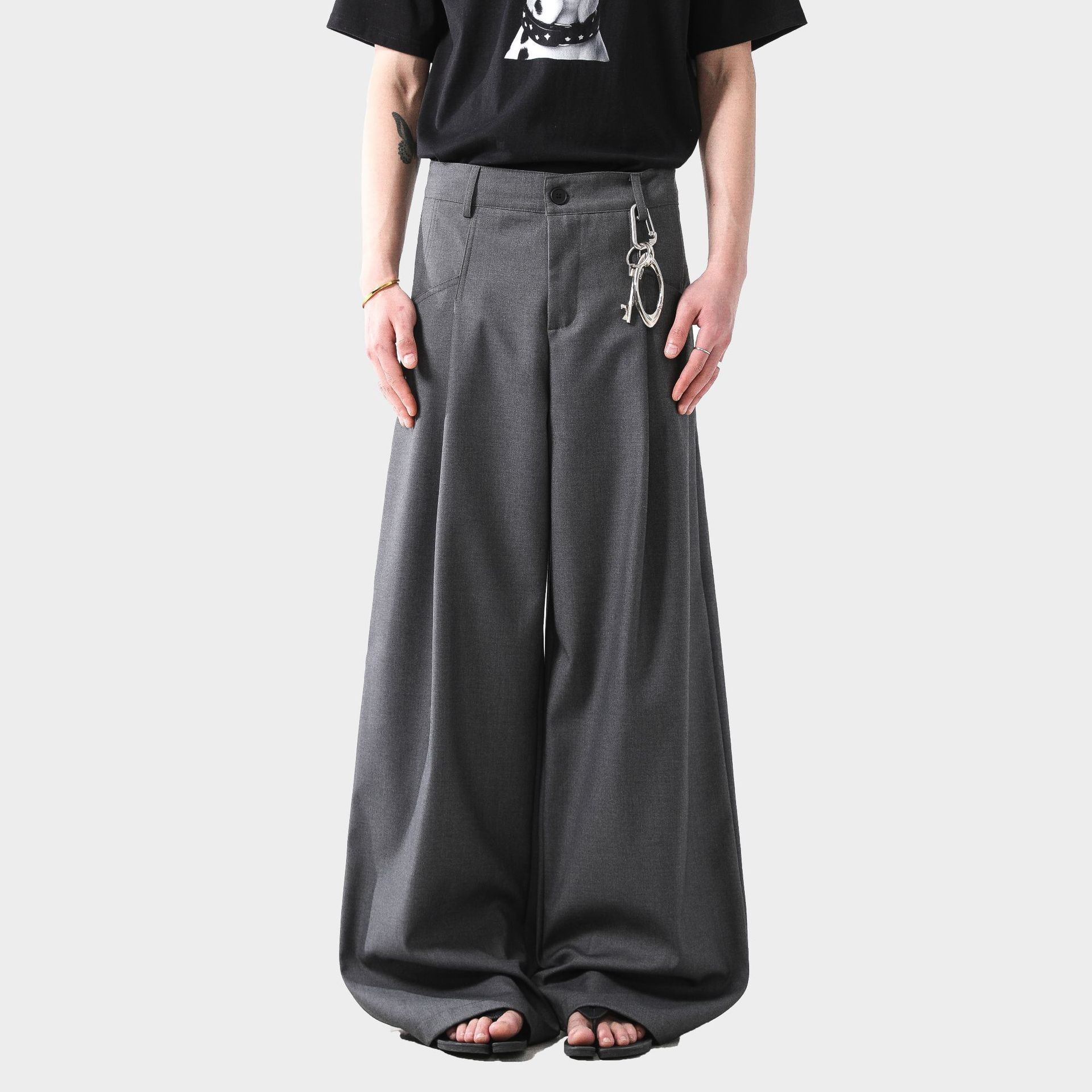 Men's Premium Wrinkle-Design Casual Straight Pants Men