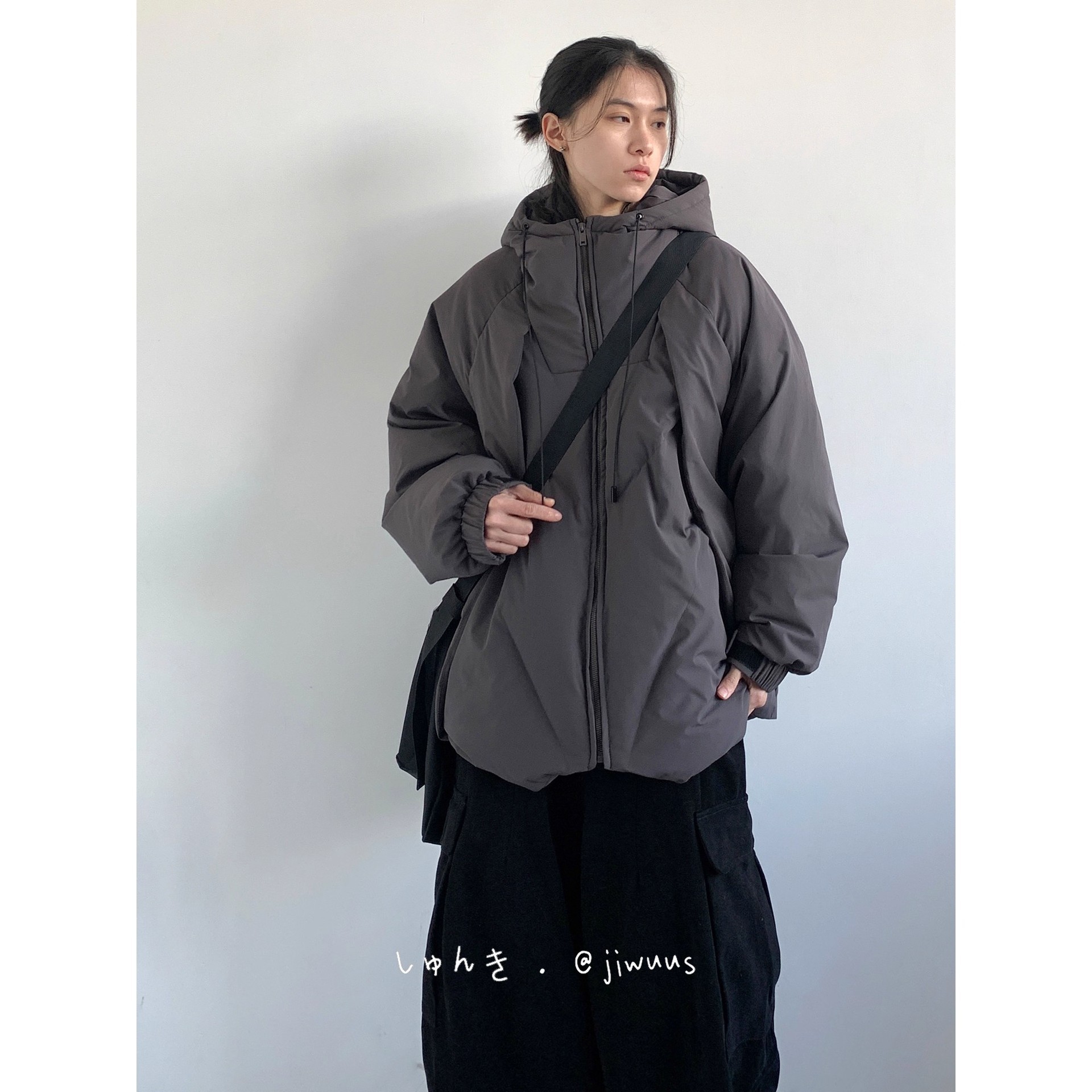 Vintage Japanese Style Hooded Thick Winter Jacket