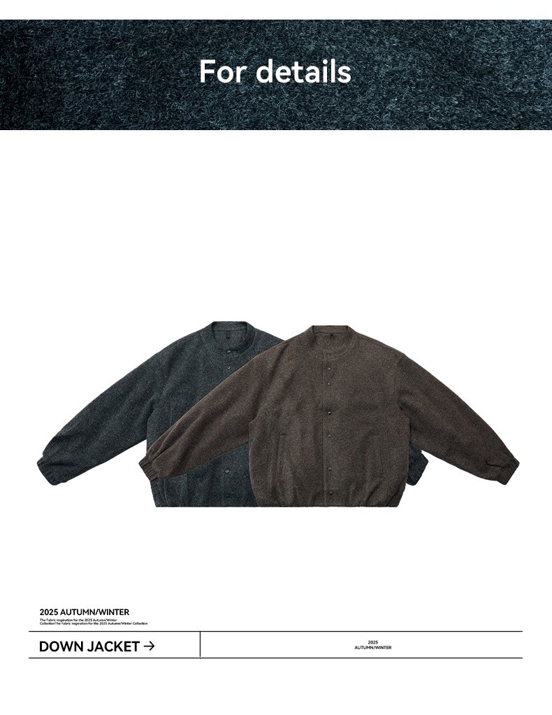 Lemair Premium Wool Down Jacket Unisex Loose Fit