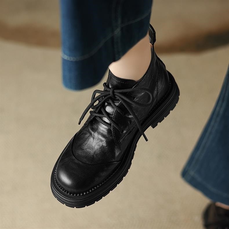 Premium Leather Women’s Soft Sole Martin Boots