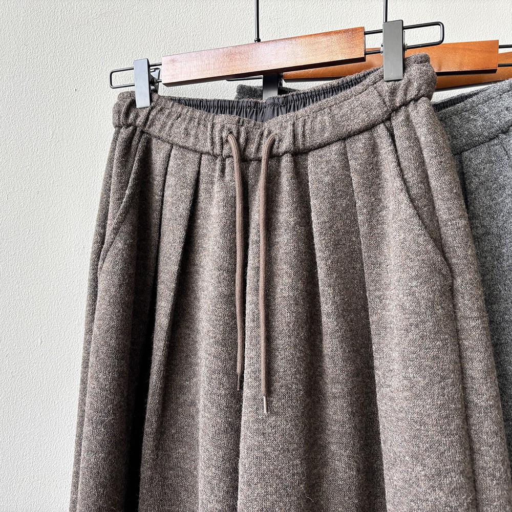 Yanshuang Casual Wide-Leg Knit Pants for Women Yanshuang Casual Wide-Leg Knit Pants for Women