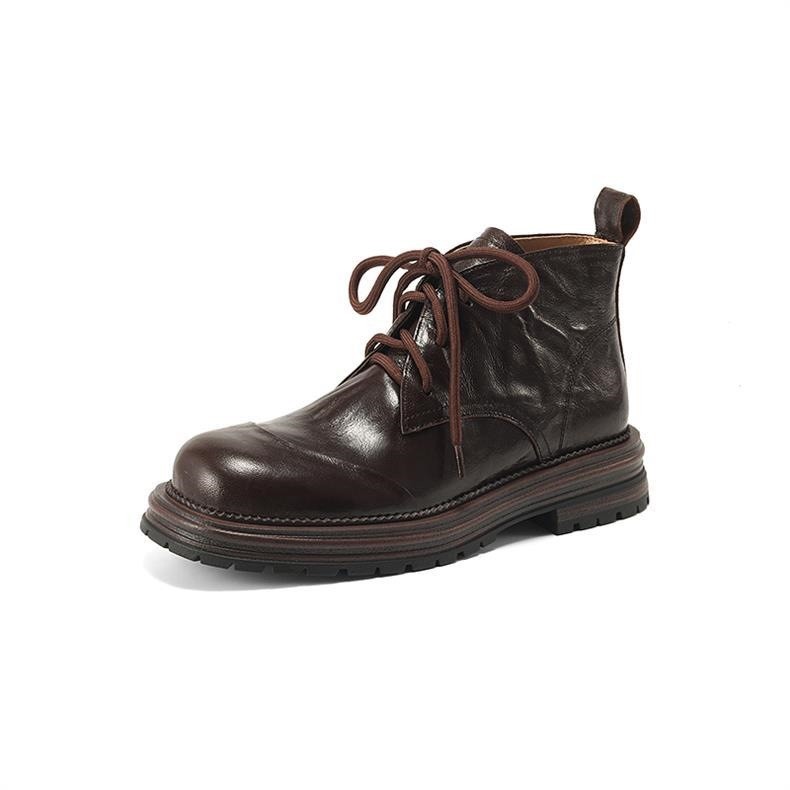 Premium Leather Women’s Soft Sole Martin Boots