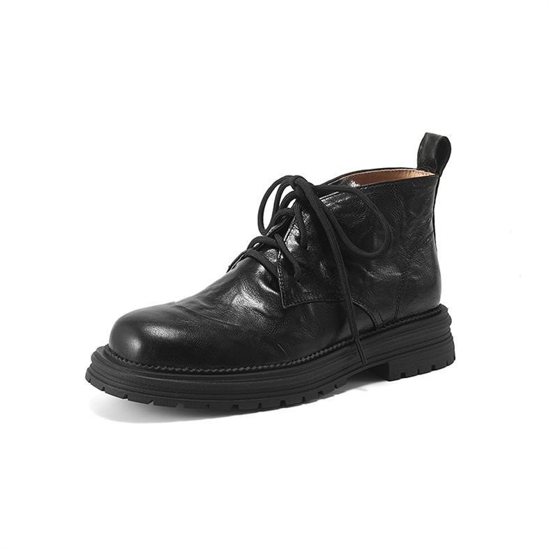 Premium Leather Women’s Soft Sole Martin Boots