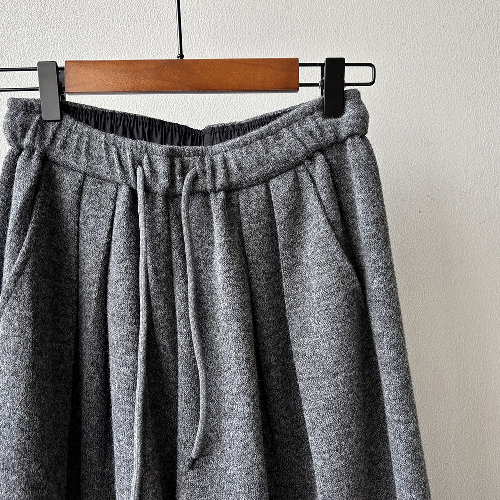 Yanshuang Casual Wide-Leg Knit Pants for Women Yanshuang Casual Wide-Leg Knit Pants for Women