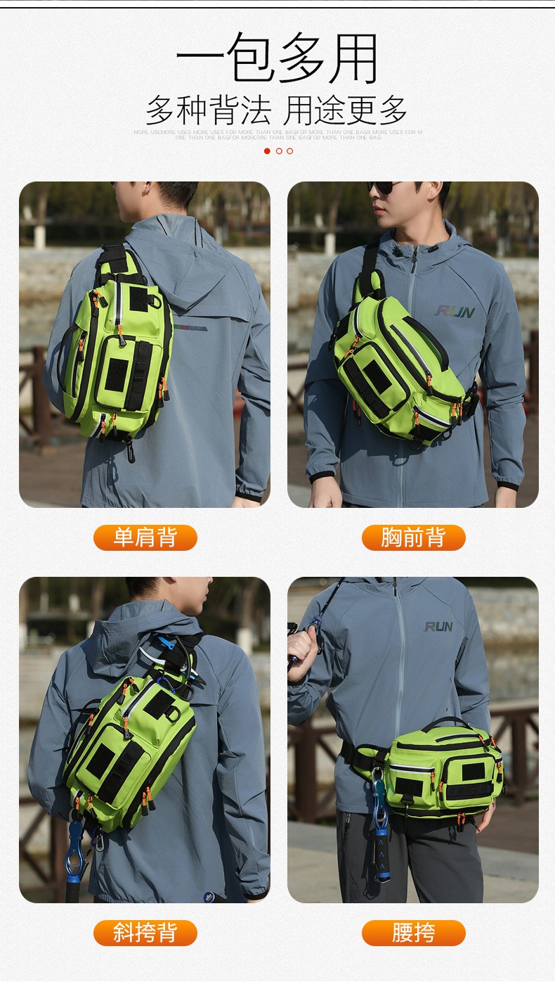 Expandable Outdoor Cycling Multifunctional Waist & Sling Bag
