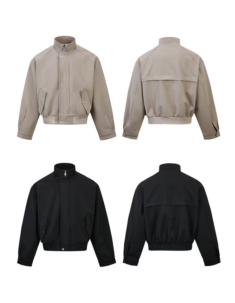 MADEEXTREME Spring Minimalist Cropped Raglan Jacket MADEEXTREME Spring Minimalist Cropped Raglan Jacket