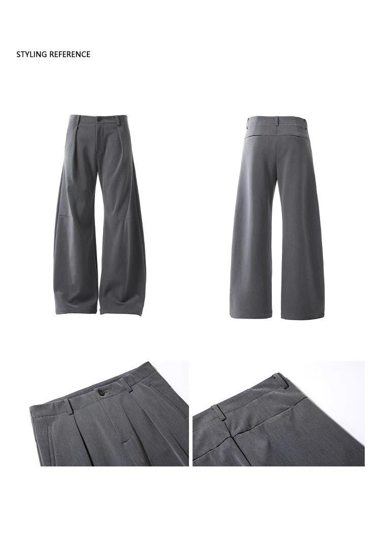 2025 Cleanfit Wide-Leg Casual Suit Pants
