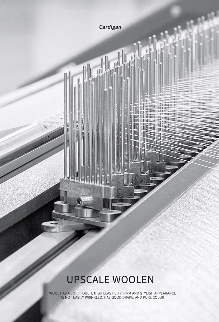 Premium 100% Wool Men’s Cardigan Sweater