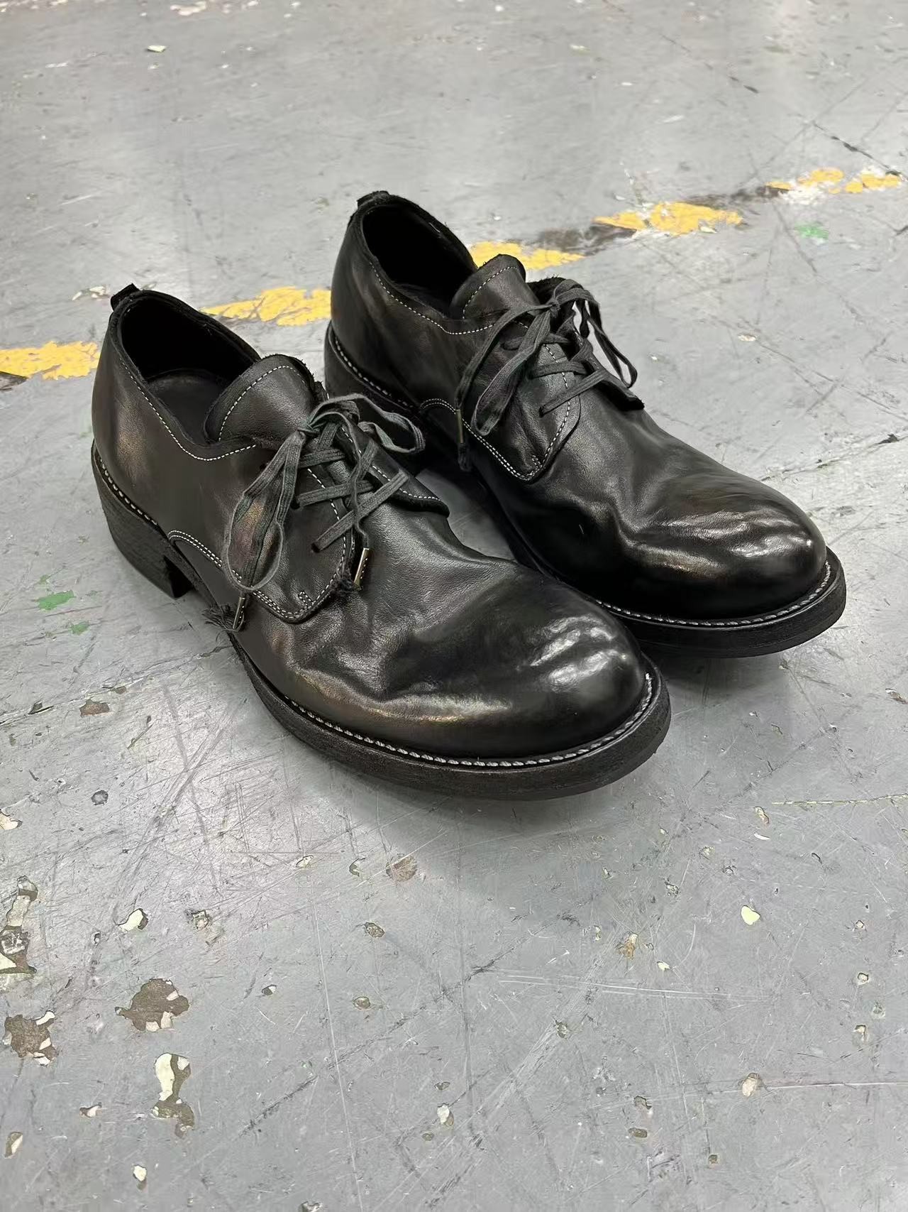 Premium Leather Derby Shoes for Men - Classic British Style