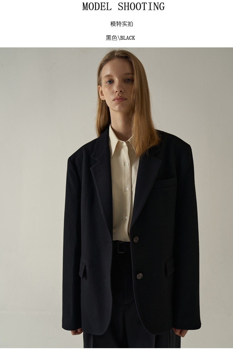 FACA*E Wool Double-Breasted Women's Blazer 2025 FACA*E Wool Double-Breasted Women