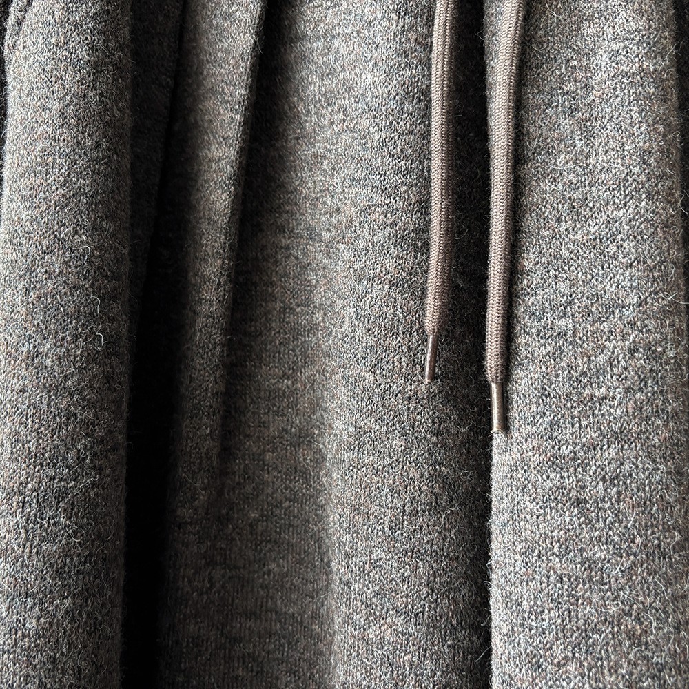 Yanshuang Casual Wide-Leg Knit Pants for Women Yanshuang Casual Wide-Leg Knit Pants for Women