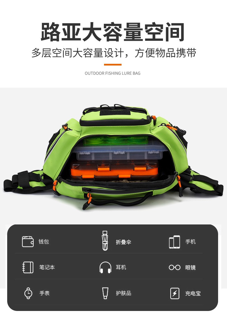 Expandable Outdoor Cycling Multifunctional Waist & Sling Bag