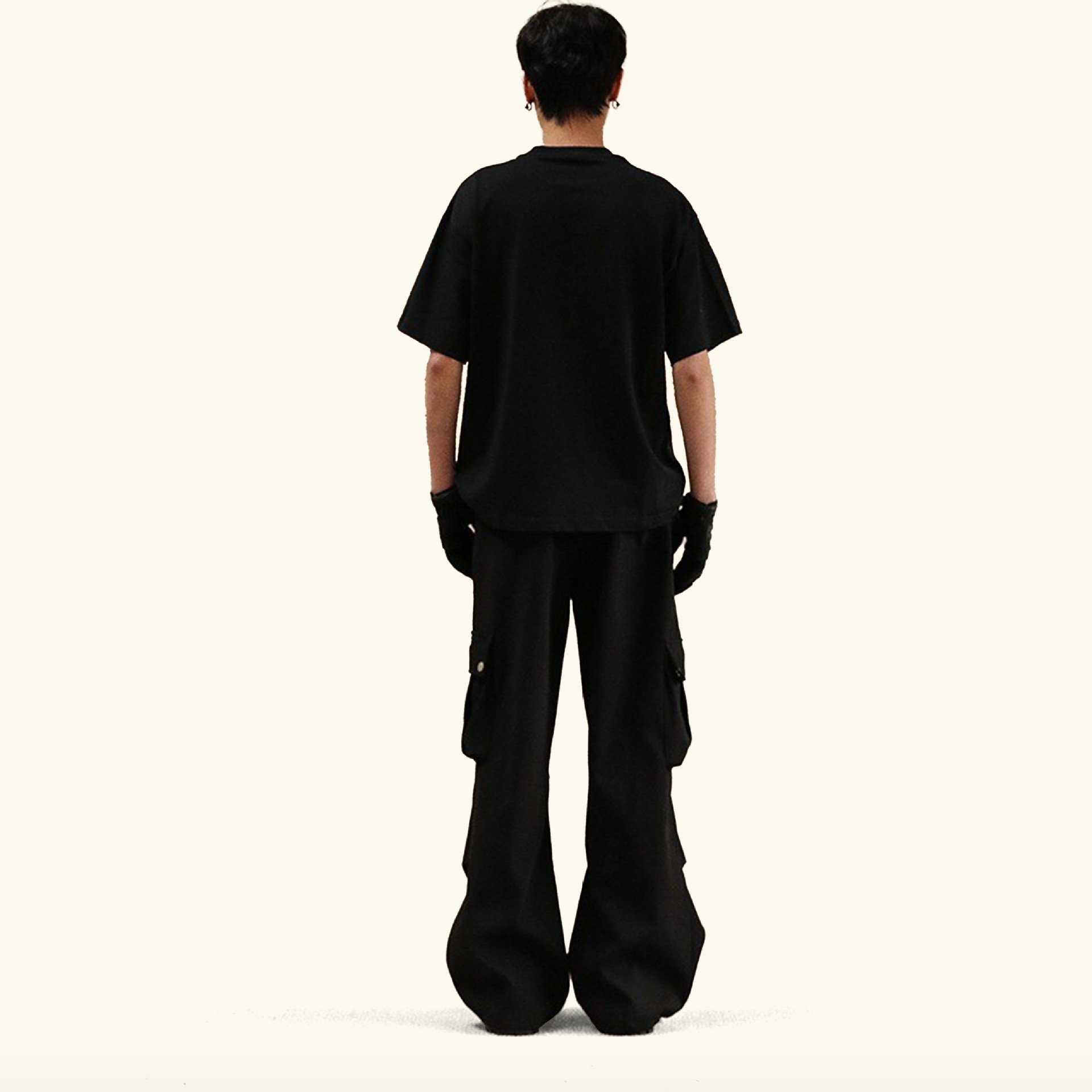 Vintage American Hip-Hop Loose Wide-Leg Cargo Pants