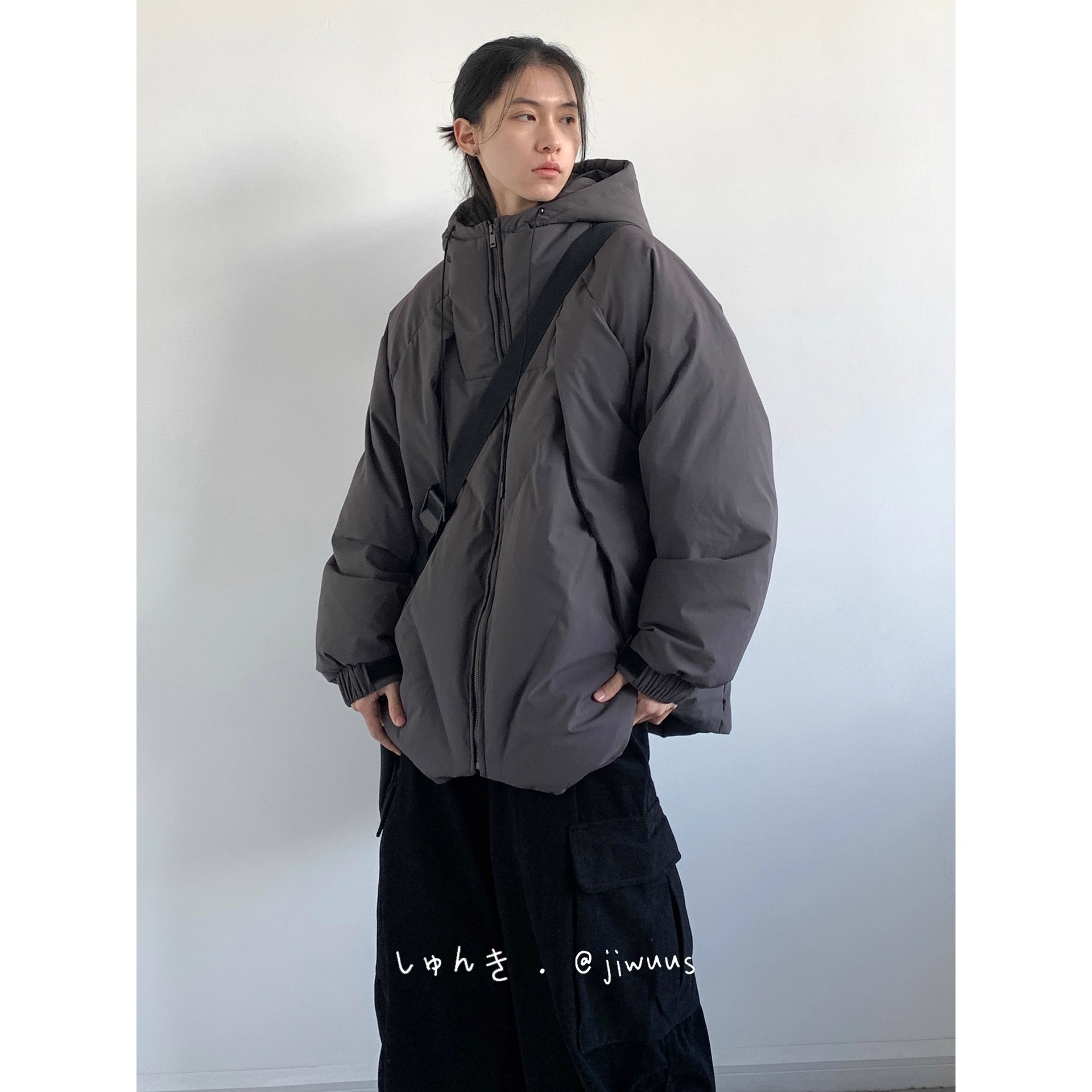 Vintage Japanese Style Hooded Thick Winter Jacket