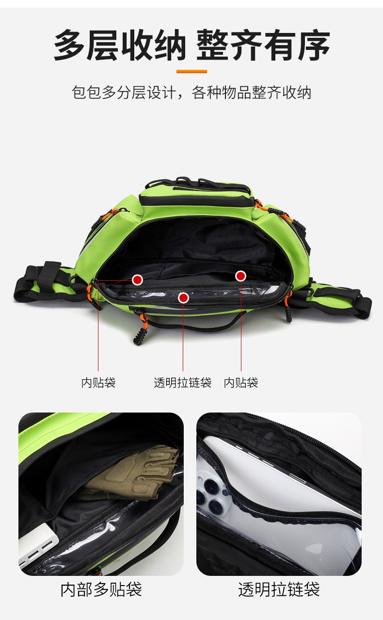Expandable Outdoor Cycling Multifunctional Waist & Sling Bag