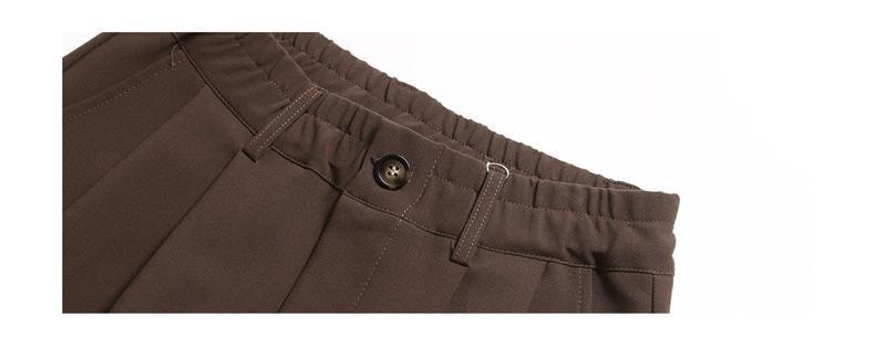 Cityboy Vintage Straight-Leg Coffee Brown Casual Pants