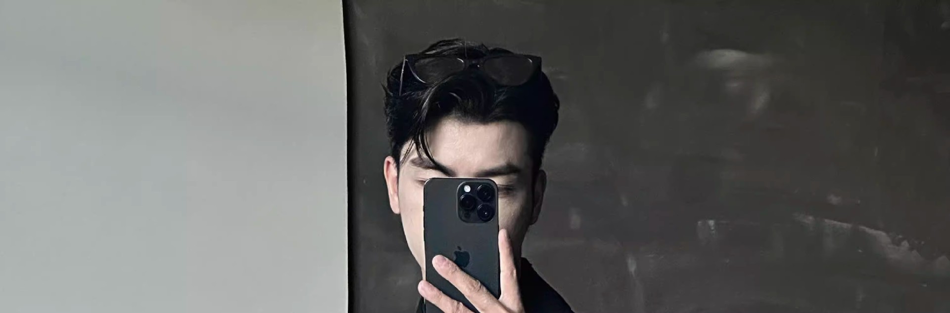 Black Collarless Casual Blazer for Men