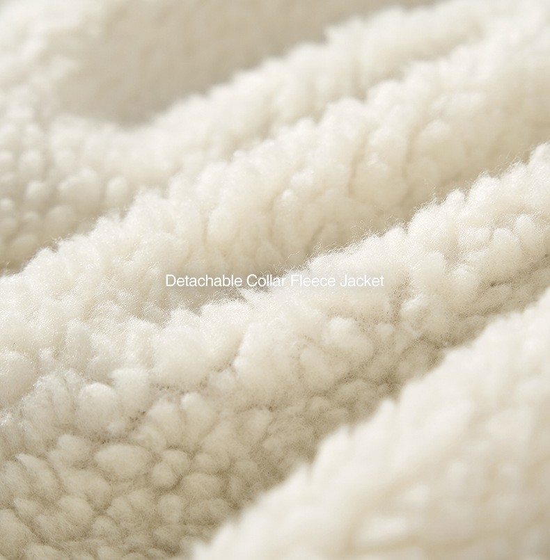 Inflation Detachable Collar Colorblock Cotton Jacket Inflation Detachable Collar Colorblock Cotton Jacket