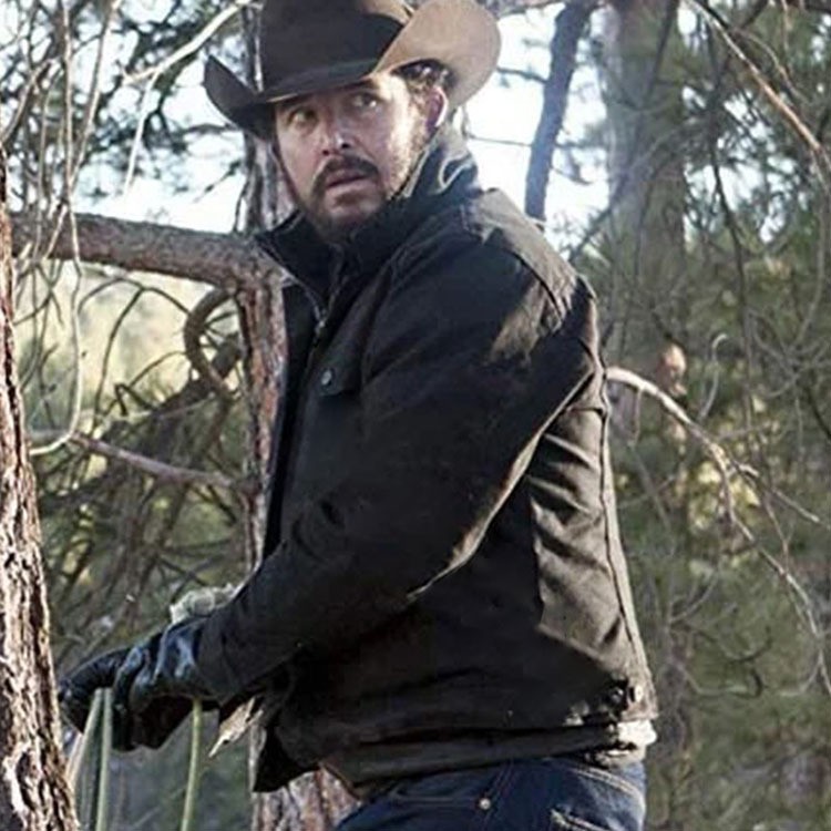 Men's Cotton Dad Jacket with Pocket Detail Men