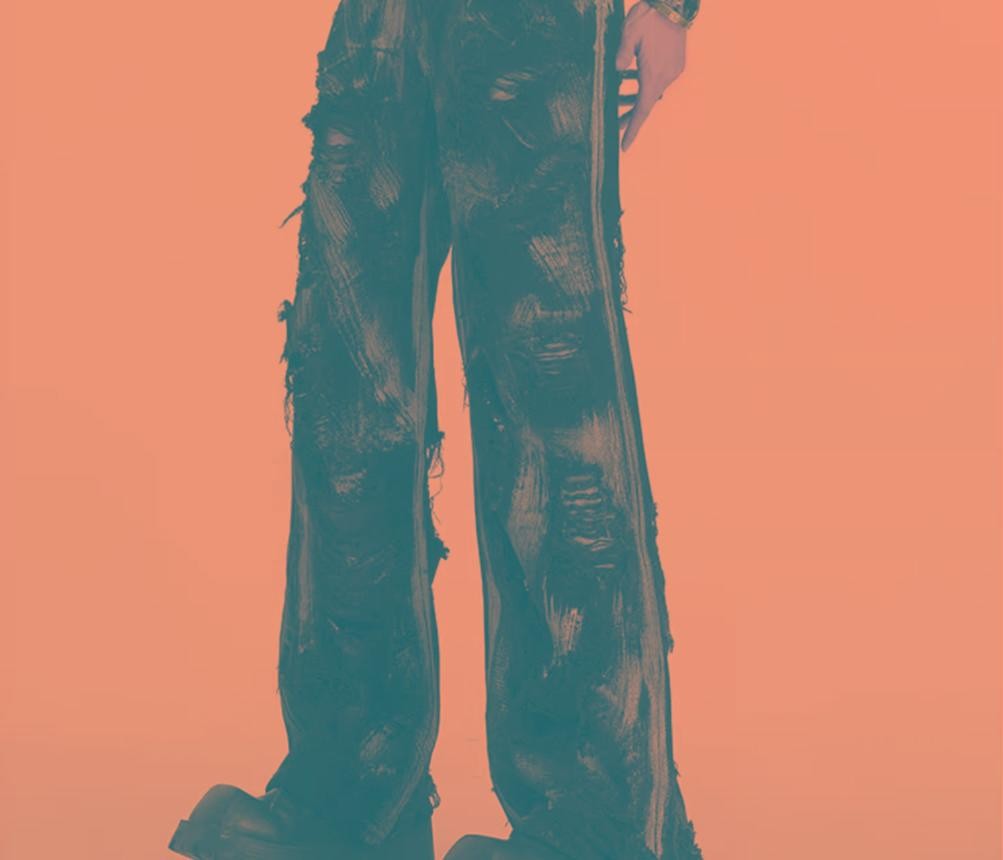 Black Washed Streetwear Straight-Leg Denim Jeans Black Washed Streetwear Straight-Leg Denim Jeans
