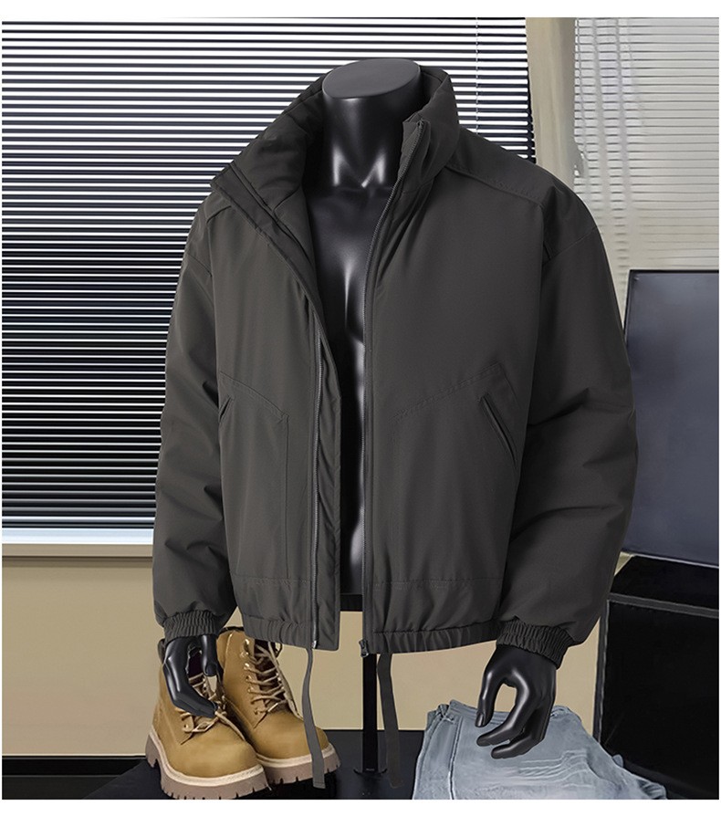 2025 Men's Thickened Stand Collar Cotton Jacket 2025 Men