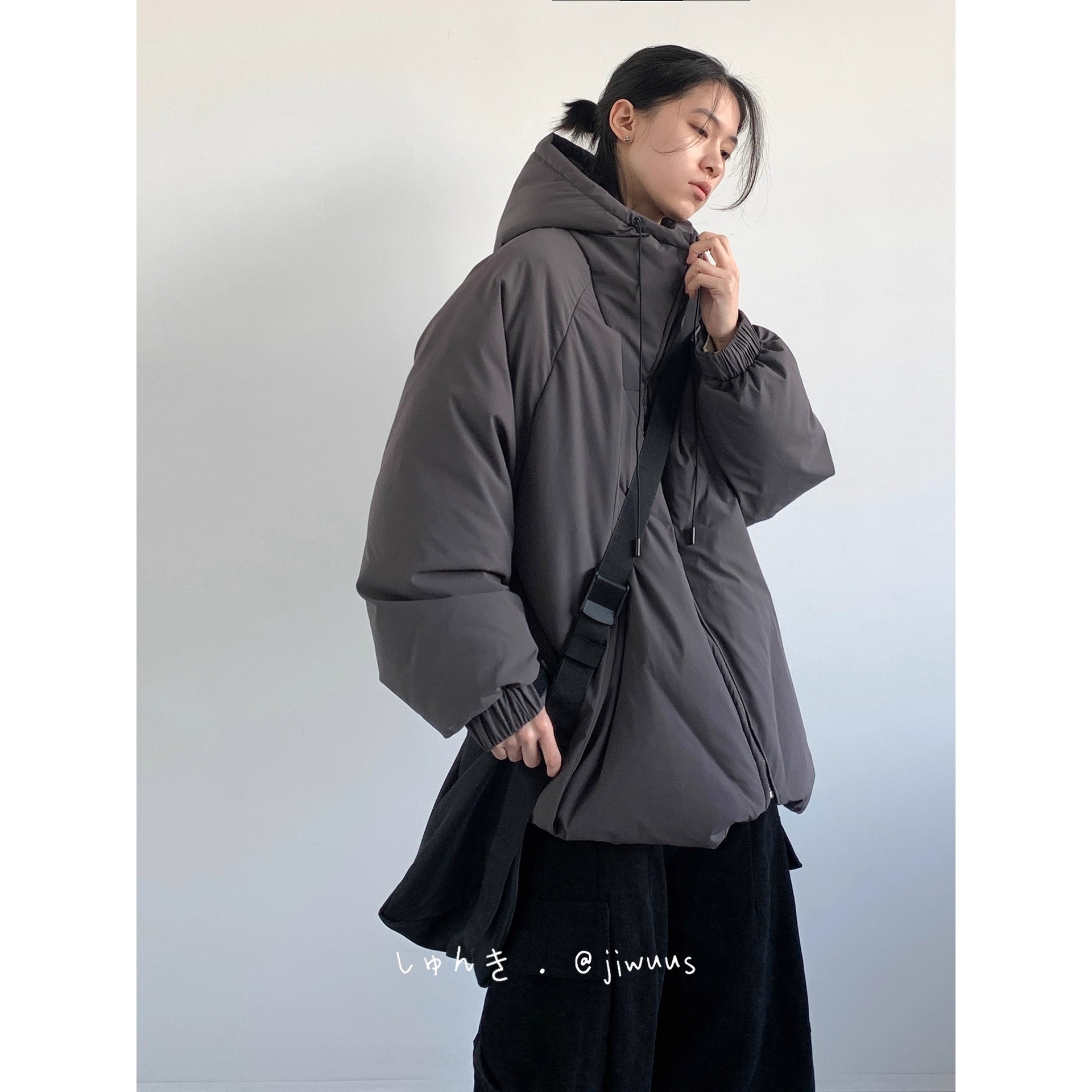 Vintage Japanese Style Hooded Thick Winter Jacket