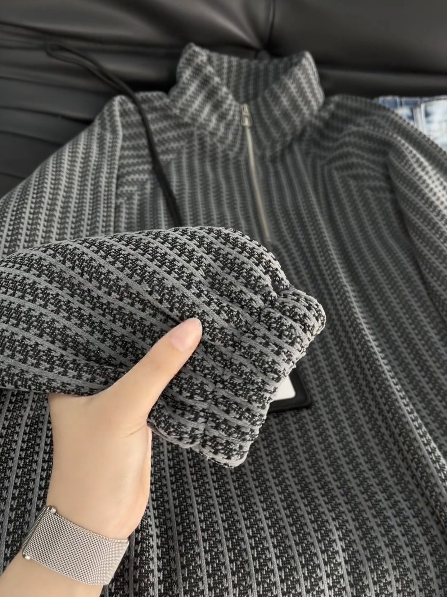 Men's Vintage Half-Zip Fleece Pullover Sweater Men