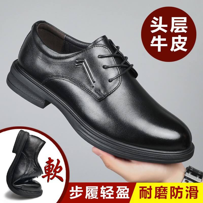 Men's Genuine Leather Martin Boots with Fleece Lining Men