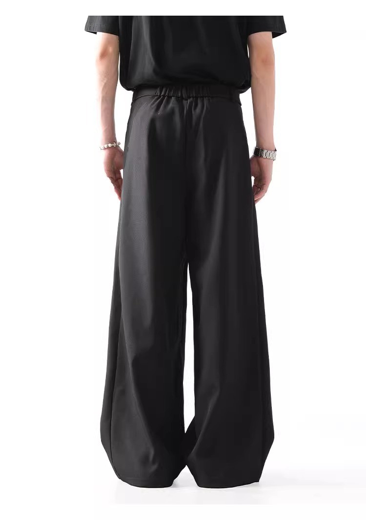 Margiela Cleanfit Black Wide-Leg Trousers