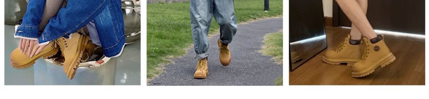 Premium Leather Thick-Soled Unisex Martin Boots 2025