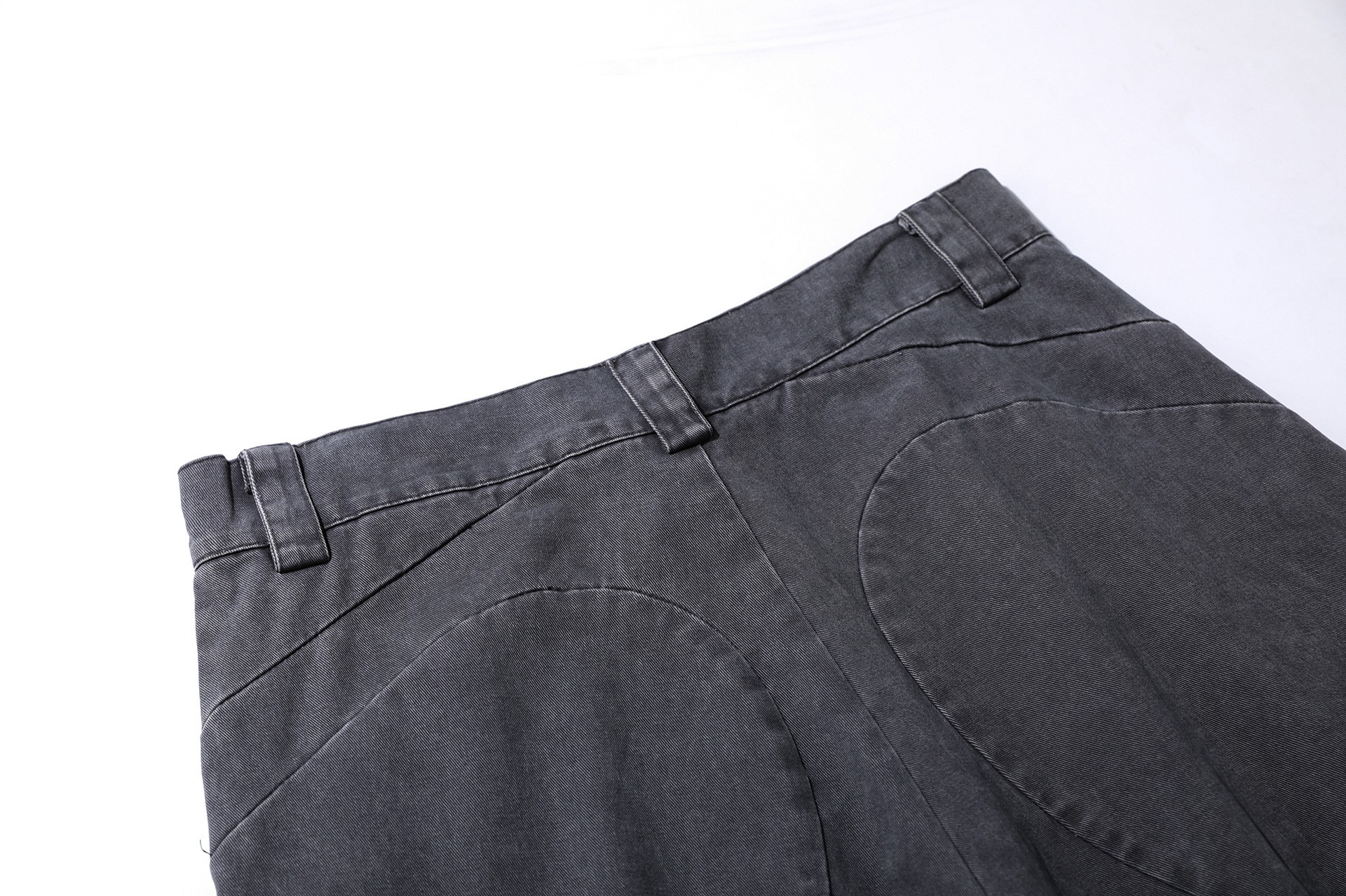 Vintage American Workwear Straight-Leg Cargo Pants