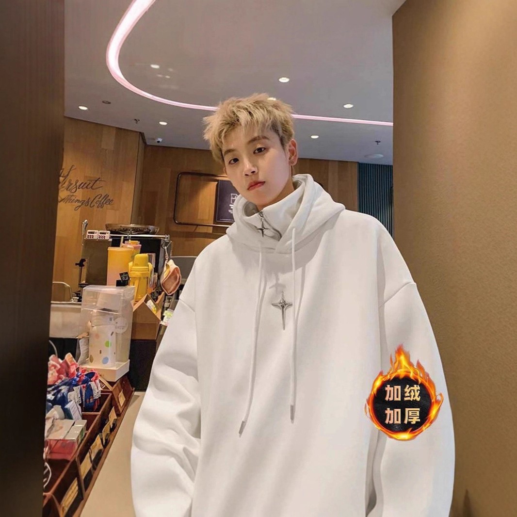 Black Washed Loose Straight-Leg Denim Jeans