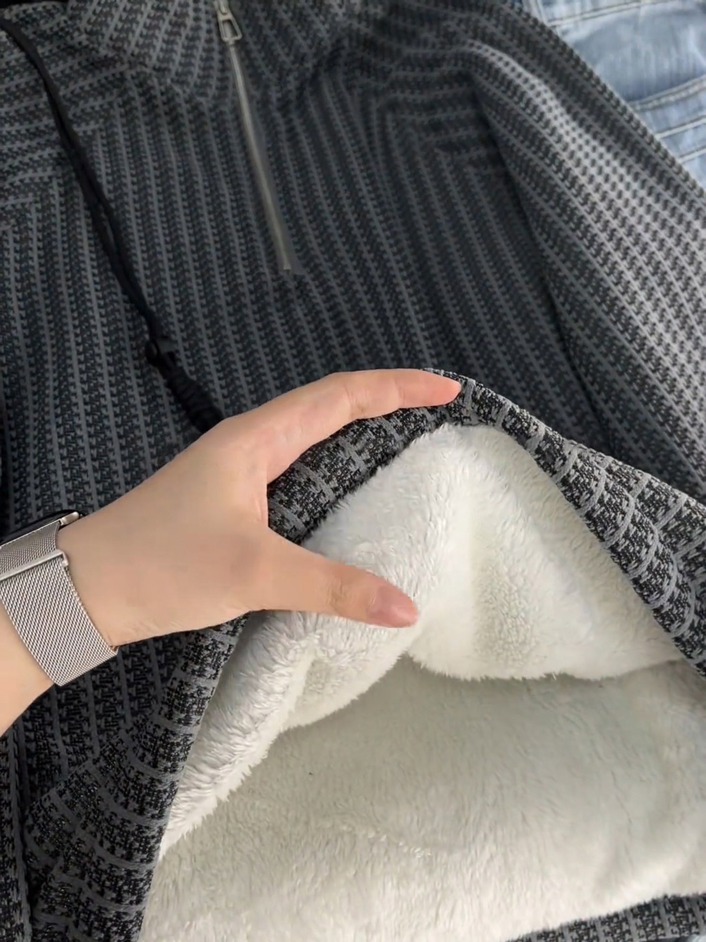 Men's Vintage Half-Zip Fleece Pullover Sweater Men