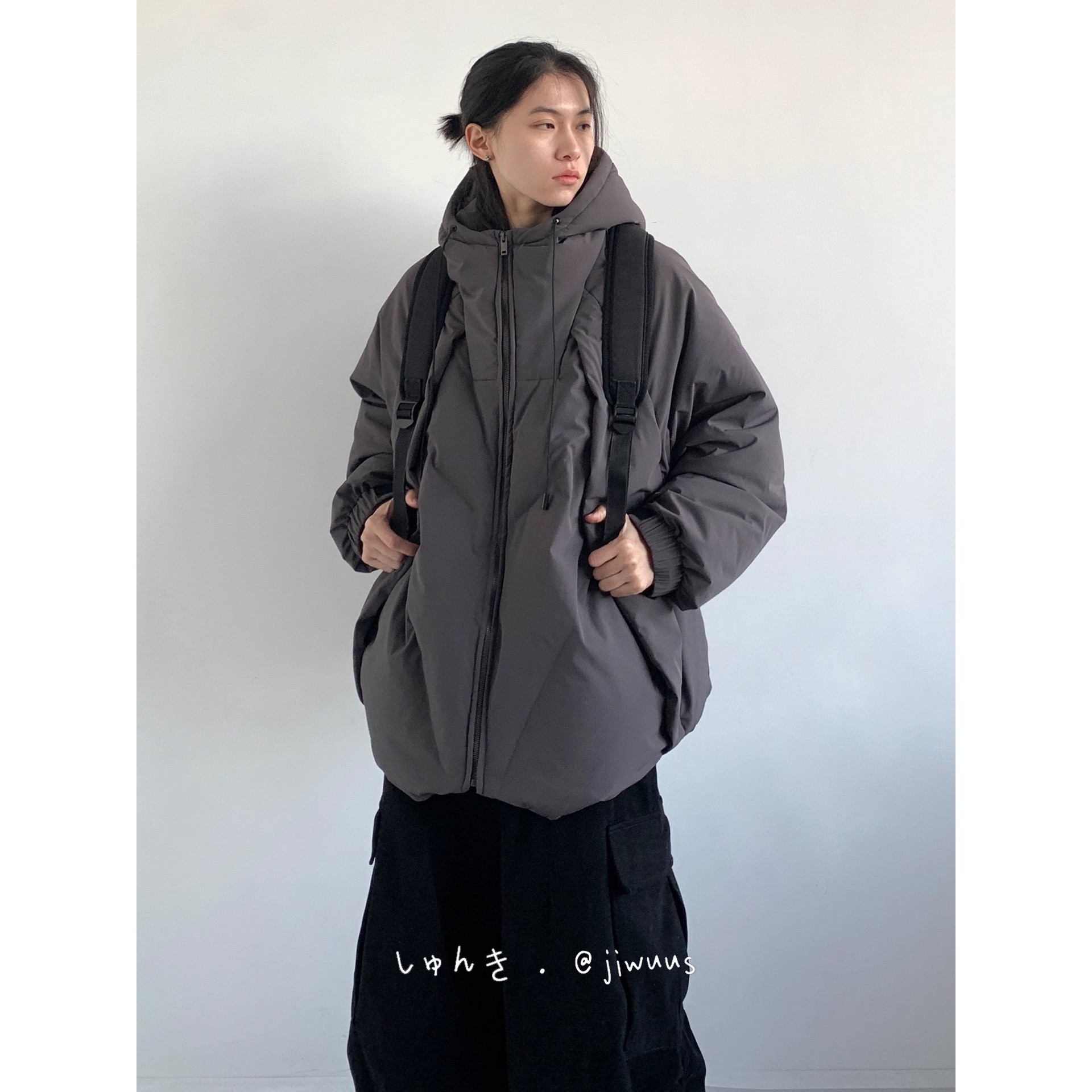Vintage Japanese Style Hooded Thick Winter Jacket