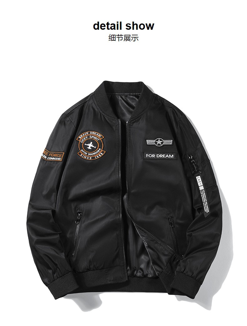 2025 Men’s Lightweight Corduroy Flight Jacket with Hood