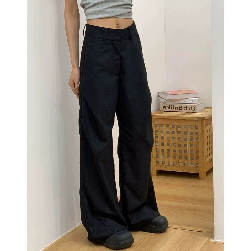 main_1 High-Waist Wide-Leg Cargo Pants for Couples