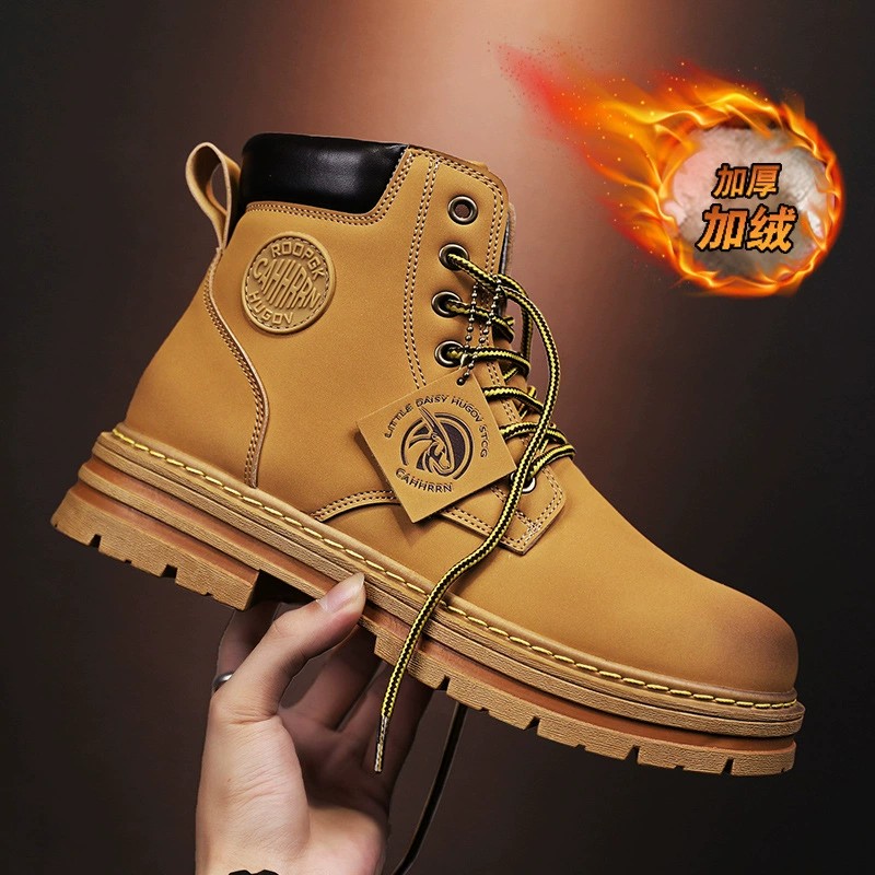 main_1 2025 Men's High-Top PU Leather Martin Boots