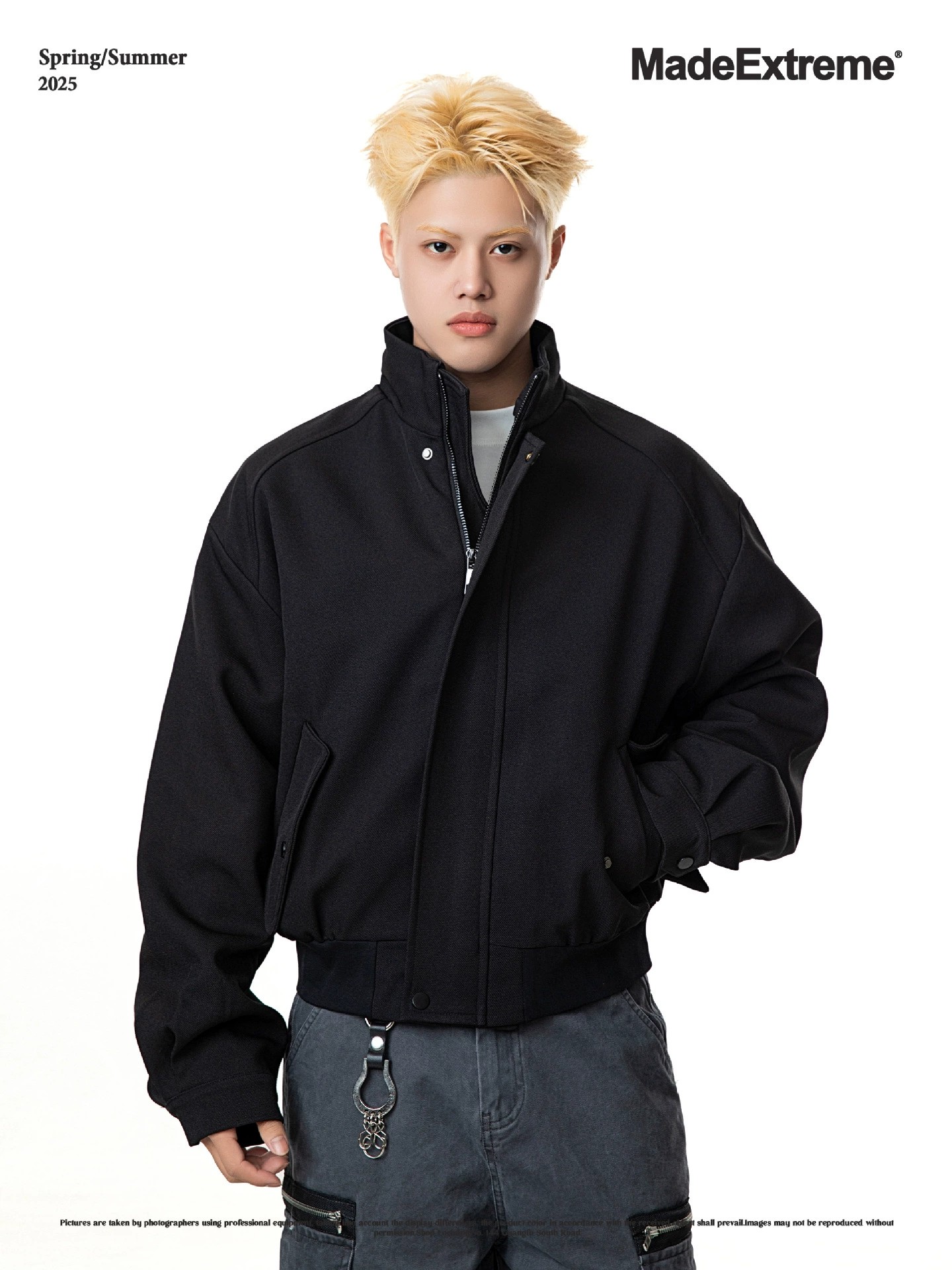 main_1 MADEEXTREME Spring Minimalist Cropped Raglan Jacket