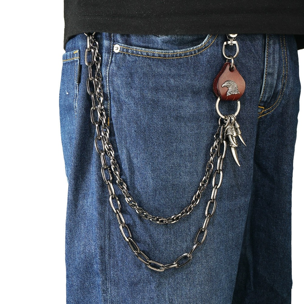 main_1 Unisex Punk Hip-Hop Multi-Layer Metal Waist Chain