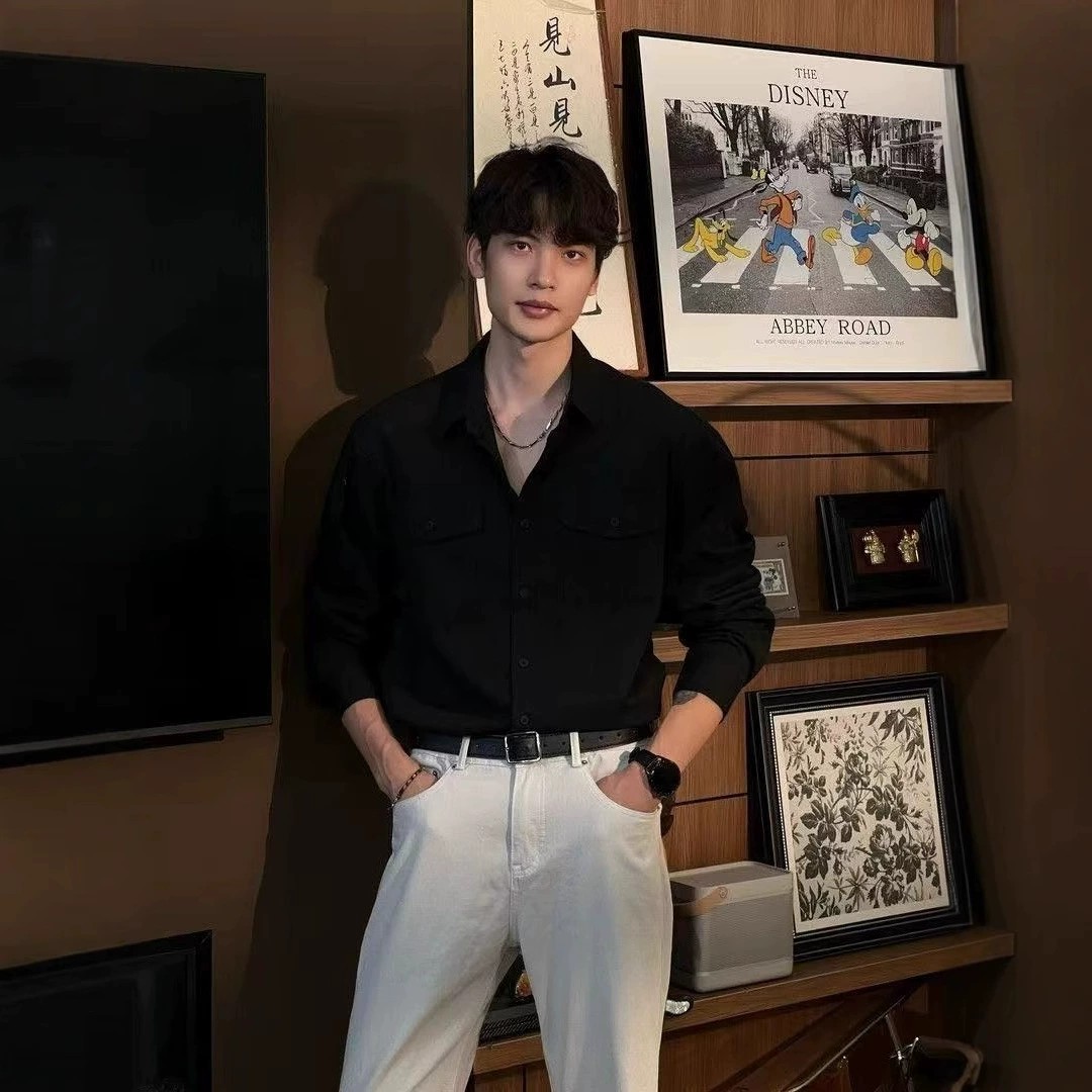 main_1 Men's Casual Loose Fit Utility Shirt Jacket