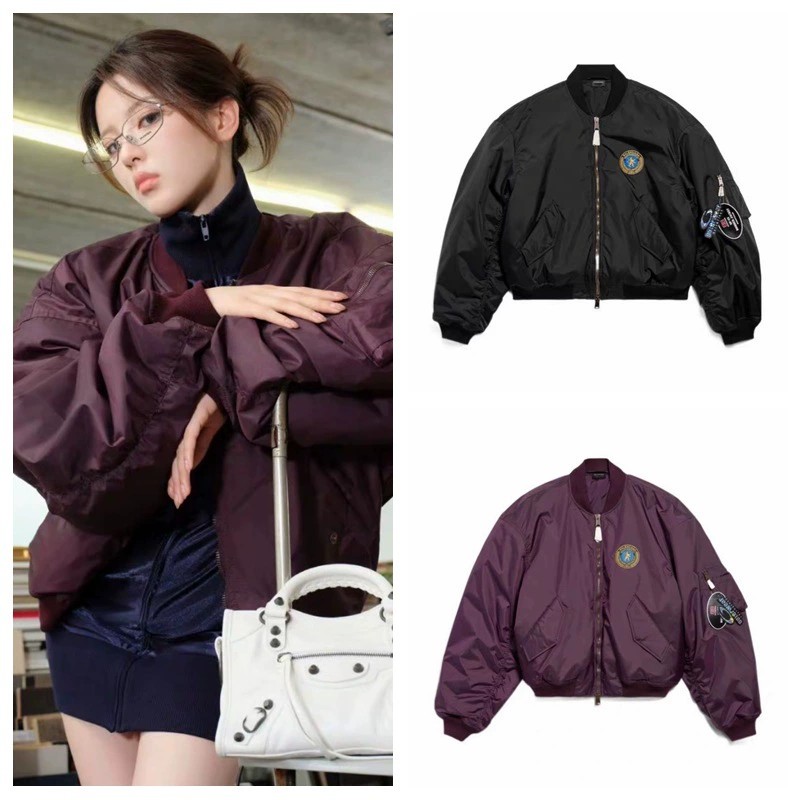 main_1 Paris Style Embroidered Pilot Jacket - Yang Chaoyue Edition