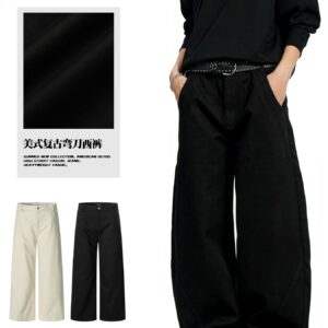 11KN Vintage Cotton Workwear Straight-Leg Pants