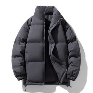 Premium Oversized Stand Collar Cotton Jacket for Winter