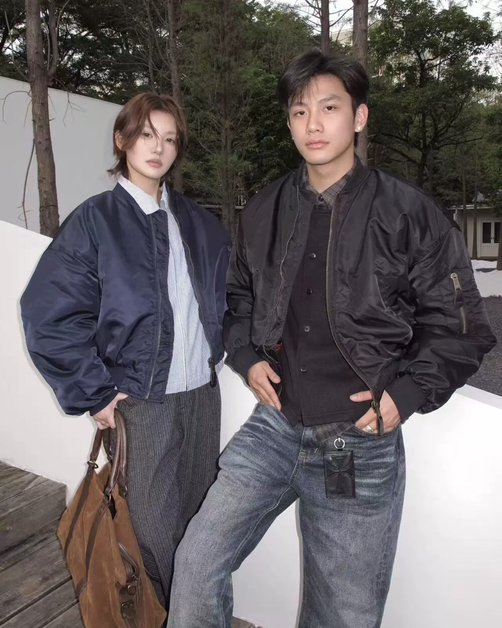EME Alpha Velvet Bomber Jacket Winter Thick Coat