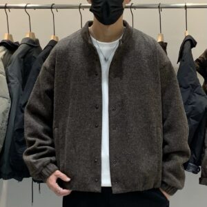 Men's Wool Blend Down Jacket with Hood – Winter 2025