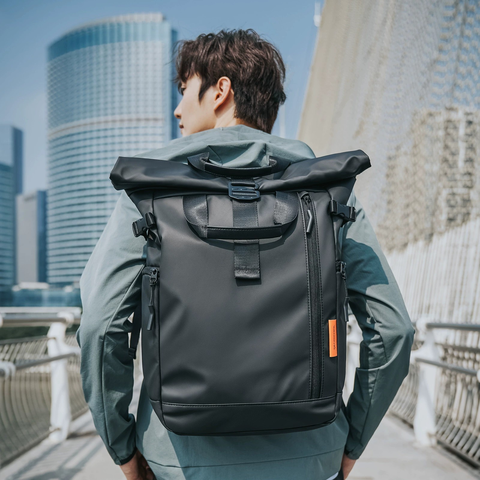 main_1 Tangcool Waterproof Oxford Fabric Men's Laptop Backpack