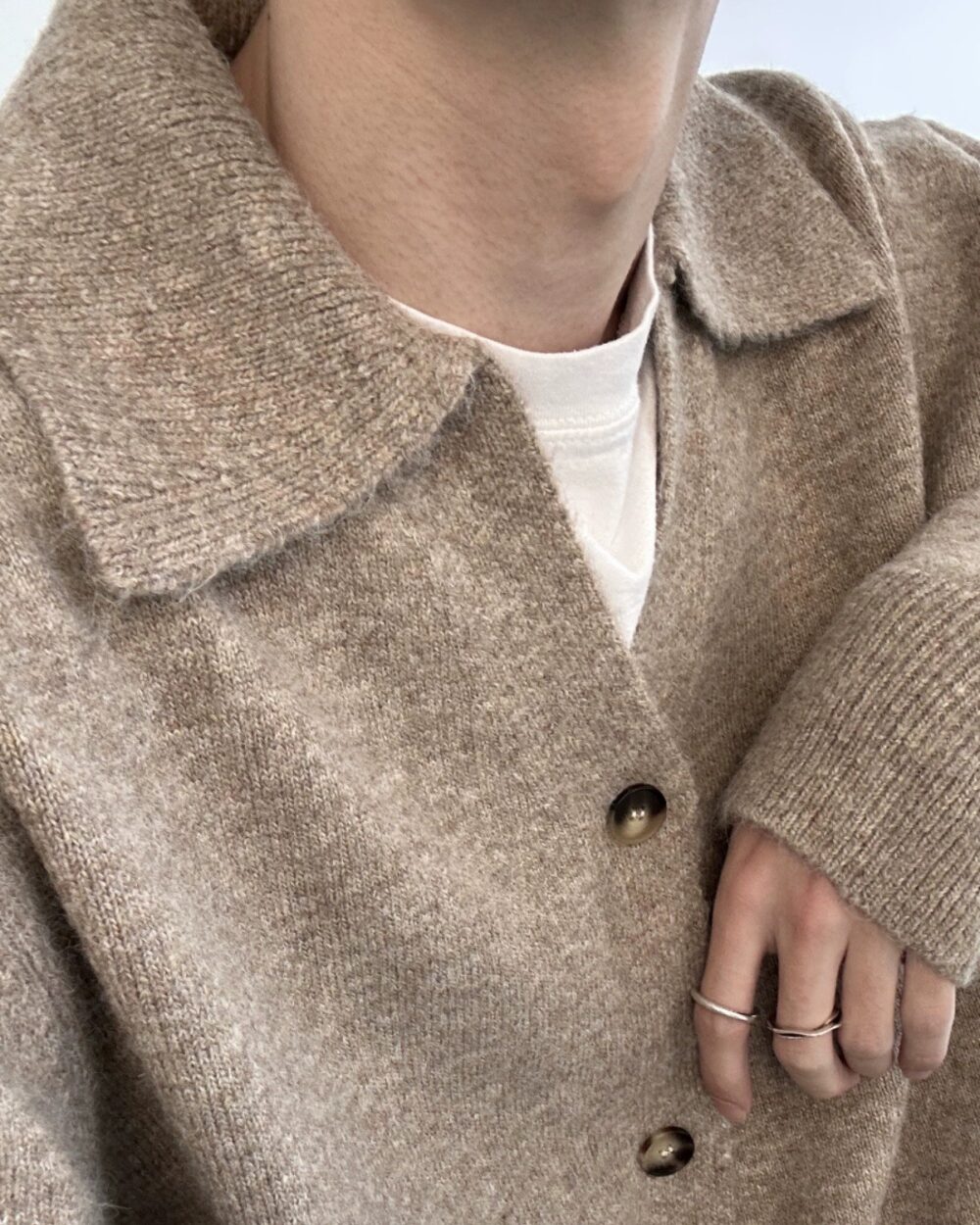 Men's Loose Knit Cardigan Lightweight Autumn Winter