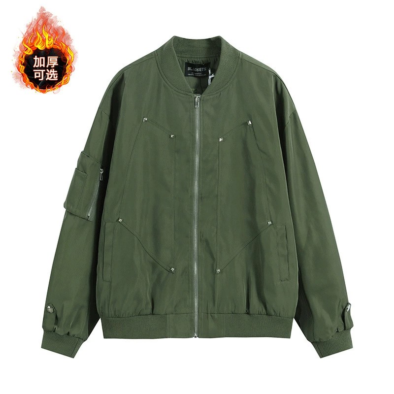 main_128 OREETA Casual Polyester Zip-Up Autumn Jacket - Image 128