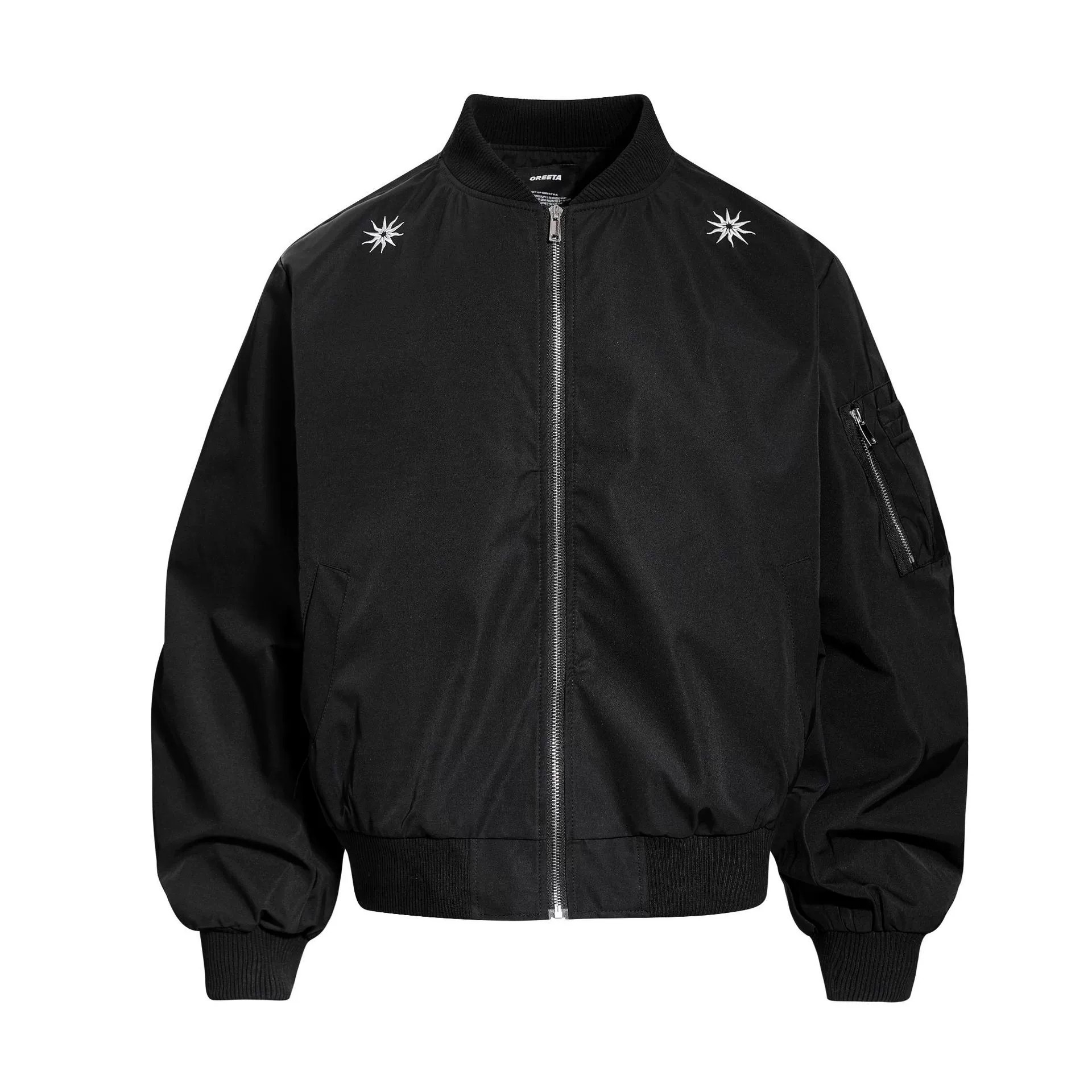 main_150 OREETA Casual Polyester Zip-Up Autumn Jacket - Image 150